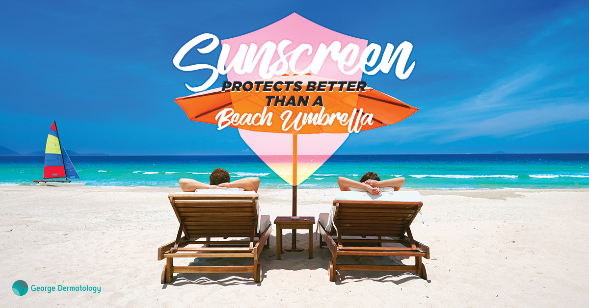 Sunscreen Protects Better than a Beach Umbrella